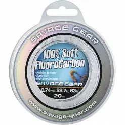 Savage Gear Soft Fluorocarbone 50m 0.22mm Clair
