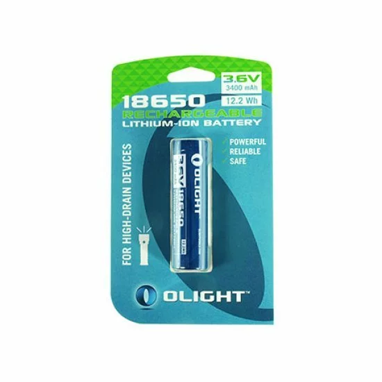 Batterie Olight 18650 3400 MAh Pour Série M 3 Batterie Olight 18650 3400 MAh Pour Série M