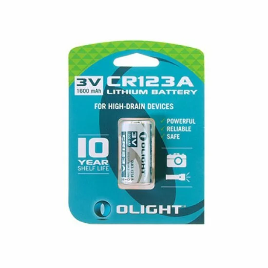 Batterie Lithium Olight CR123A 3V 1600mAh 3 Batterie Lithium Olight CR123A 3V 1600mAh