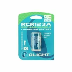 Batterie Olight RCR123A 3.7V 650mAh Rechargeable
