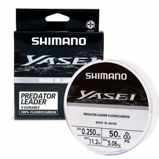 Shimano Yasei Predator Fluorocarbone 50m 0.40mm 11.93kg Gris 4 Shimano Yasei Predator Fluorocarbone 50m 0.40mm 11.93kg Gris – Image 2