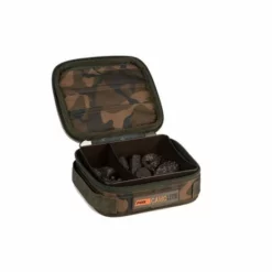 Fox Camolite Compact Rigid Lead & Bits Bag -Accessoires Soldes Boutique clu439 camolite leads bag open with leads 550x550w